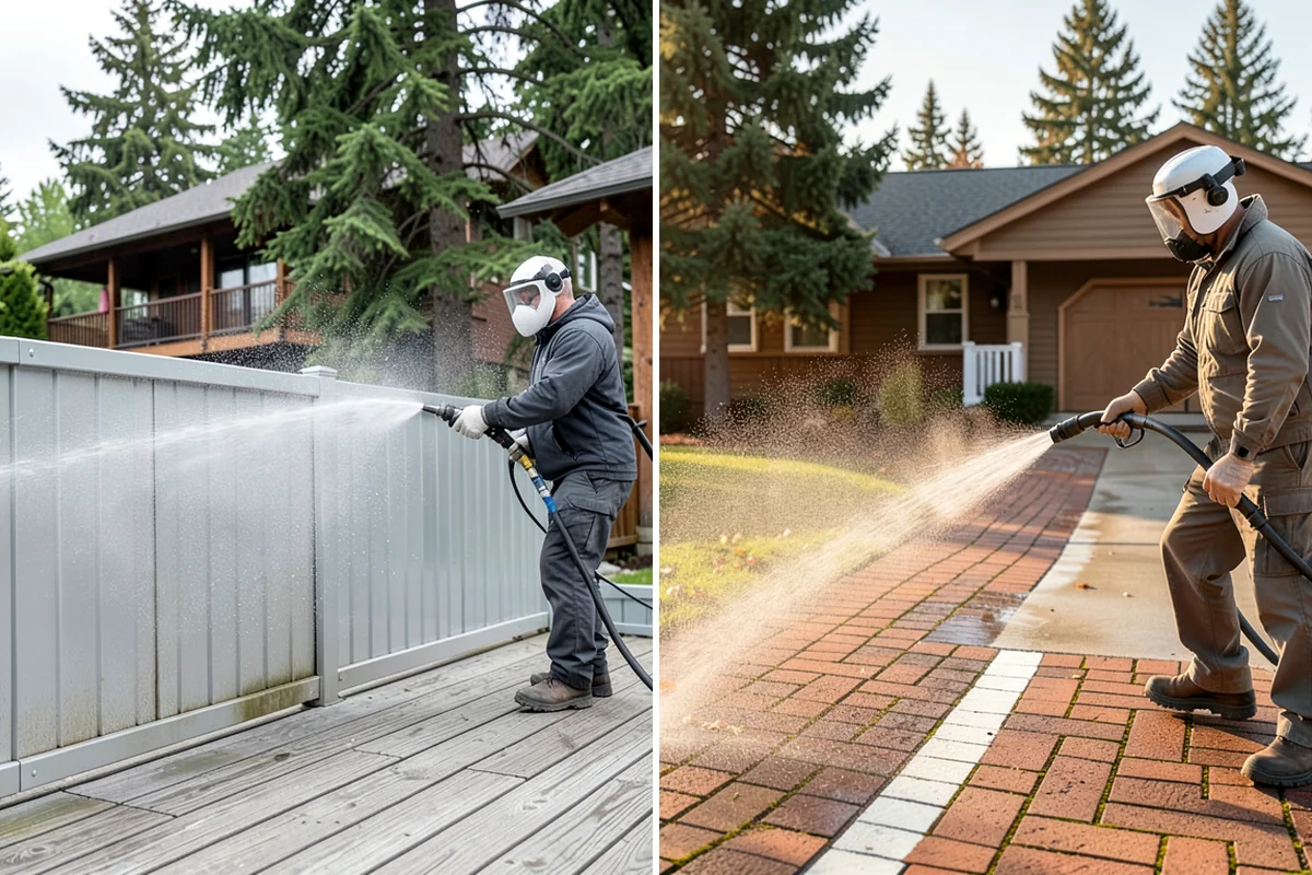 Soft House Washing in DuPont, Pierce County, WA - Evaluate the home for pressure-sensitive materials and entry points
