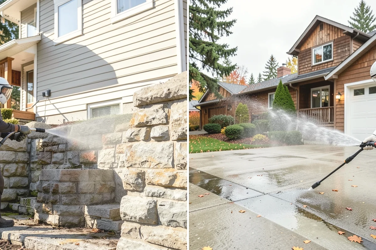 Soft House Washing in Duvall, King County, WA - Evaluate the home for pressure-sensitive materials and entry points