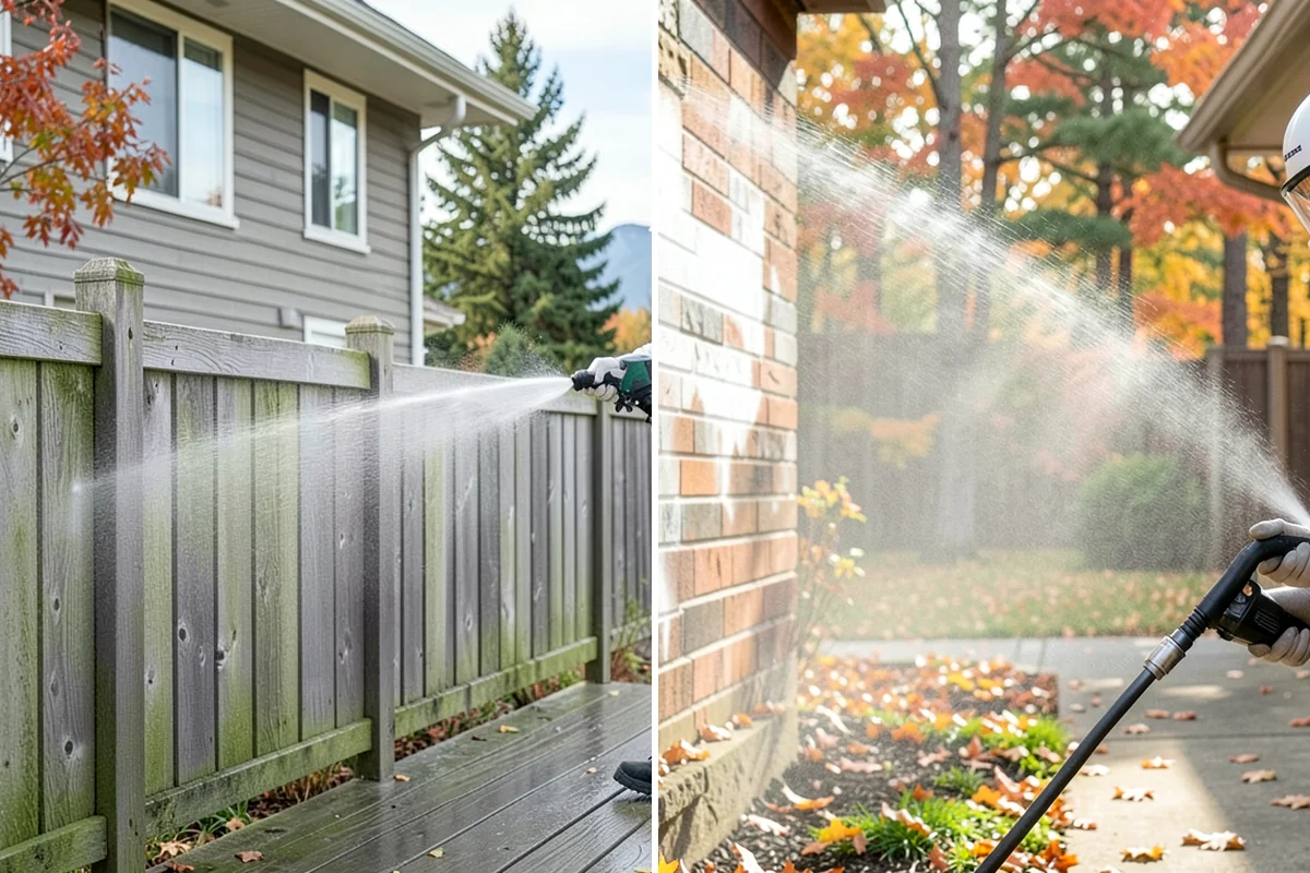 Soft House Washing in Enumclaw, King County, WA - Evaluate the home for pressure-sensitive materials and entry points