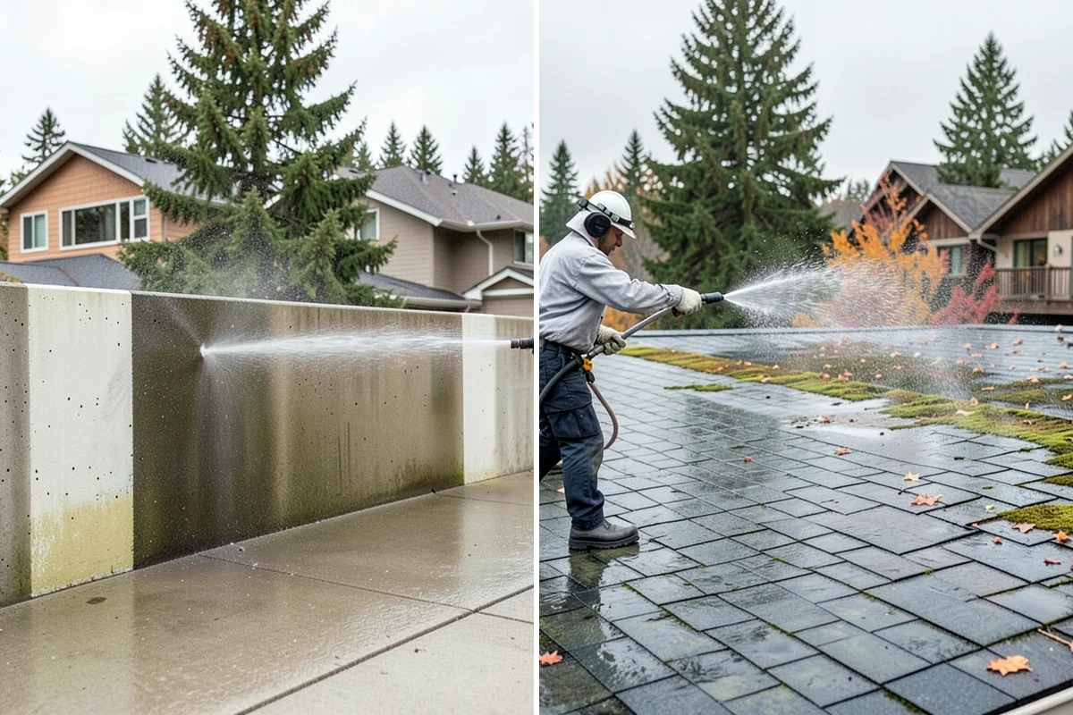 Soft House Washing in Federal Way, King County, WA - Evaluate the home for pressure-sensitive materials and entry points