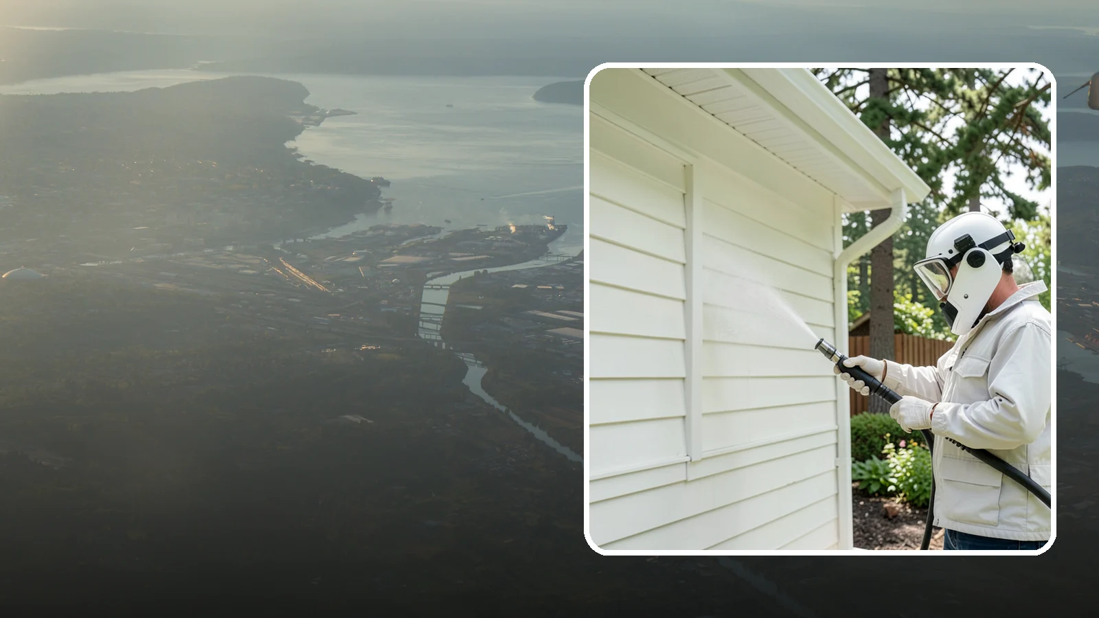 Soft House Washing in Fife, Pierce County, WA - Soft house washing uses low pressure and specialized detergents to clean delicate siding without the risk of gouging or water...
