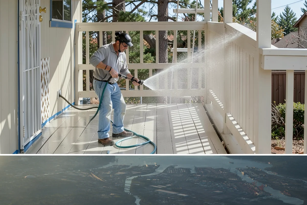 Soft House Washing in Fife, Pierce County, WA - The drier stretches from June through September let the low-pressure rinse dry cleanly and slow future regrowth.