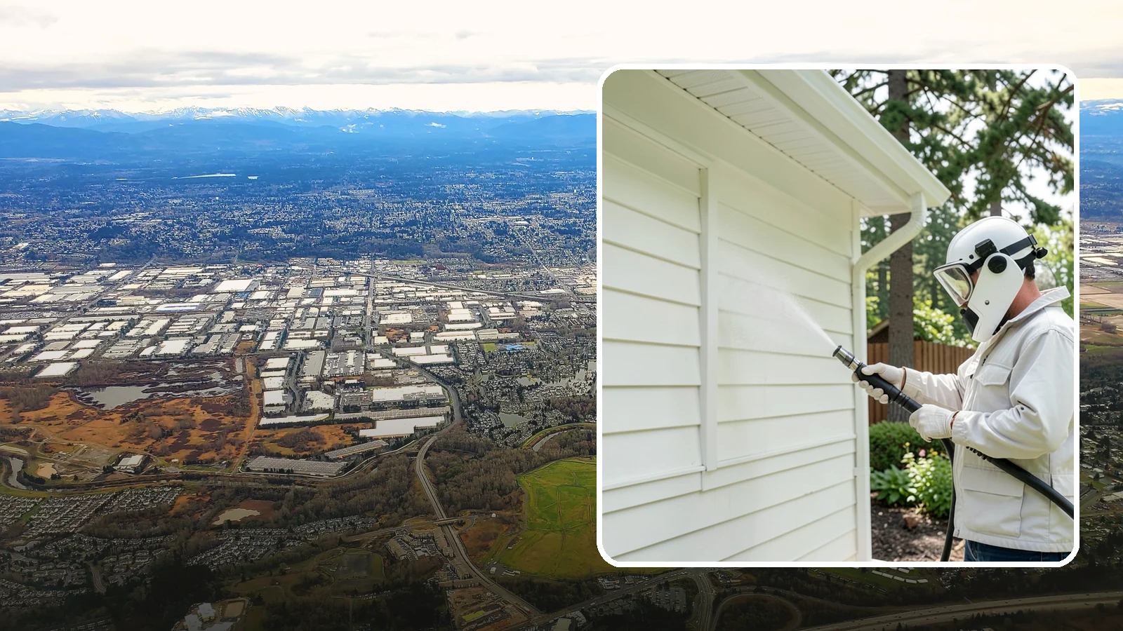 Soft House Washing in Kent, King County, WA - Soft house washing uses low pressure and specialized detergents to clean delicate siding without the risk of gouging or water...