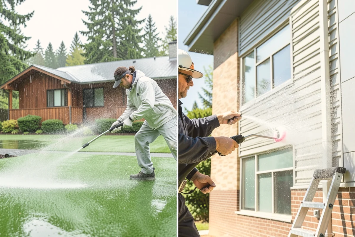 Soft House Washing in Kent, King County, WA - Evaluate the home for pressure-sensitive materials and entry points