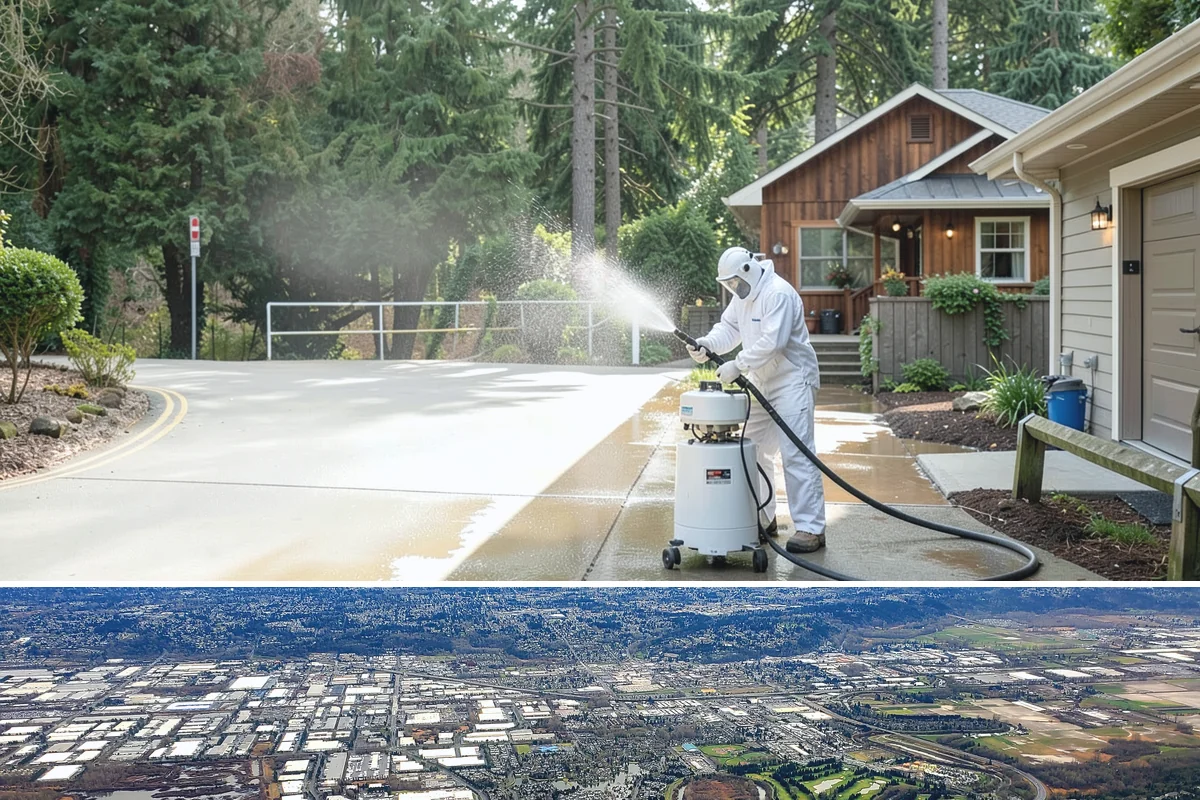 Soft House Washing in Kent, King County, WA - The drier stretches from June through September let the low-pressure rinse dry cleanly and slow future regrowth.