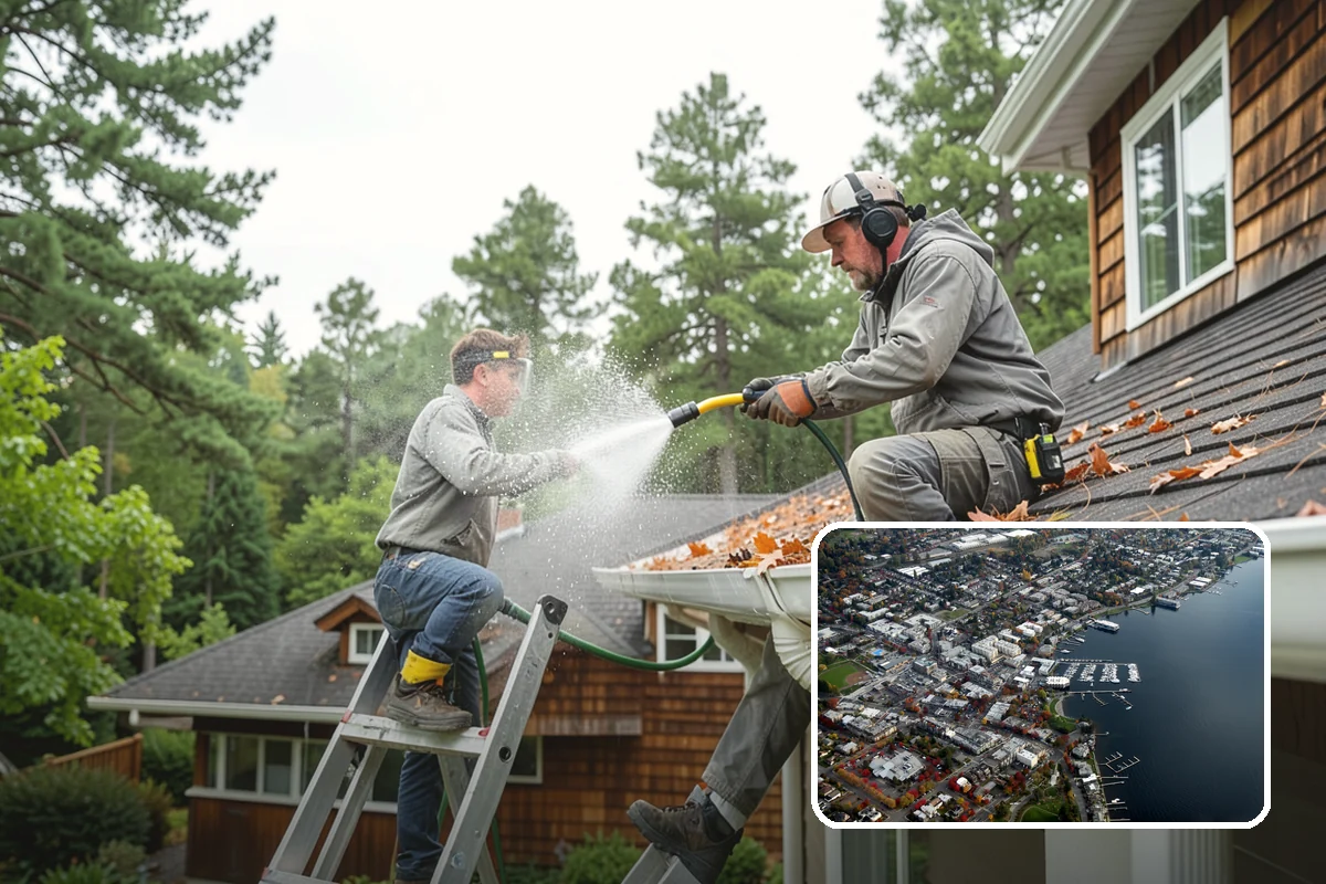 Soft House Washing in Kirkland, King County, WA - Eliminates the danger of water pushed behind siding