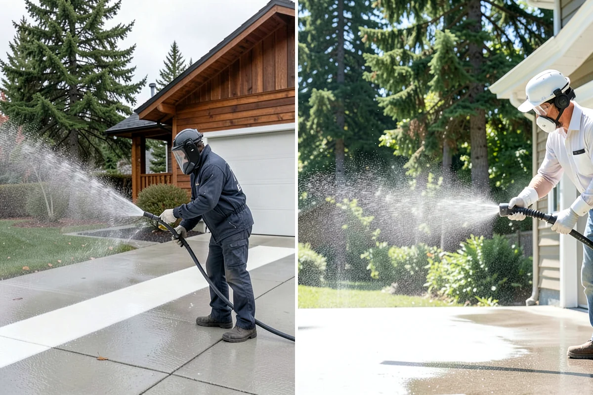 Soft House Washing in Lake Forest Park, King County, WA - Evaluate the home for pressure-sensitive materials and entry points