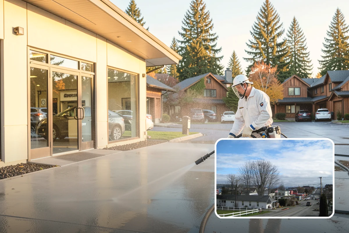 Soft House Washing in Langley, Island County, WA - Eliminates the danger of water pushed behind siding