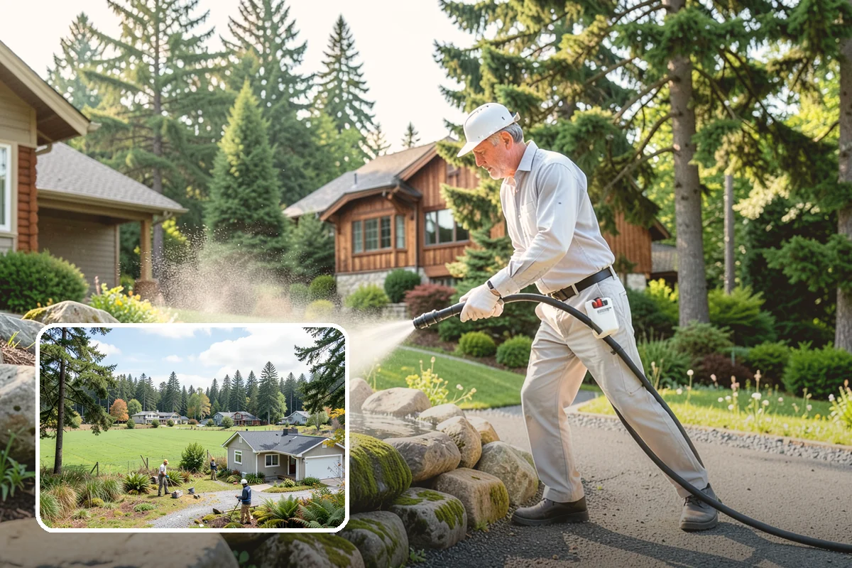 Soft House Washing in Lyman, Skagit County, WA - Eliminates the danger of water pushed behind siding