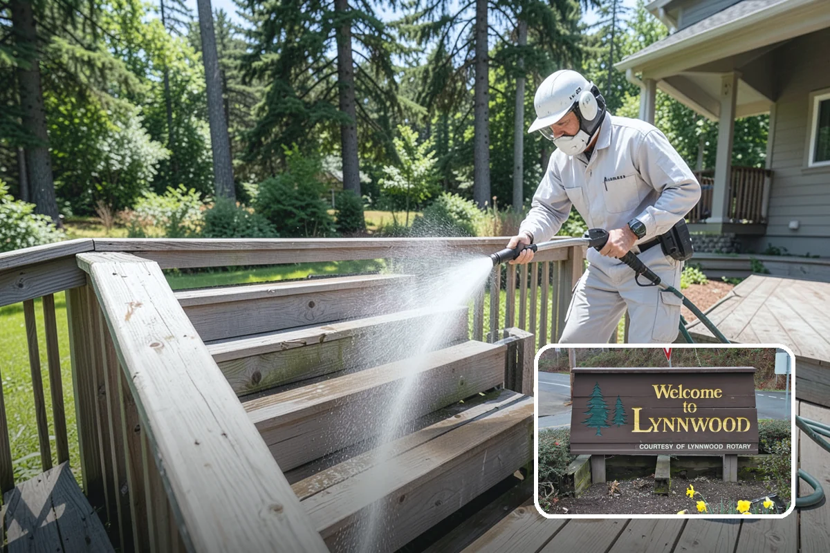 Soft House Washing in Lynnwood, Snohomish County, WA - Eliminates the danger of water pushed behind siding