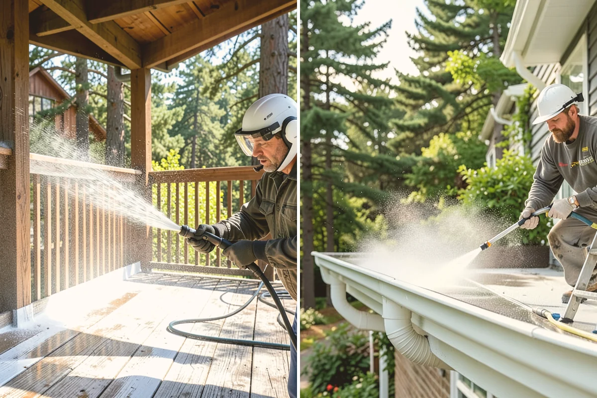 Soft House Washing in Lynnwood, Snohomish County, WA - Evaluate the home for pressure-sensitive materials and entry points