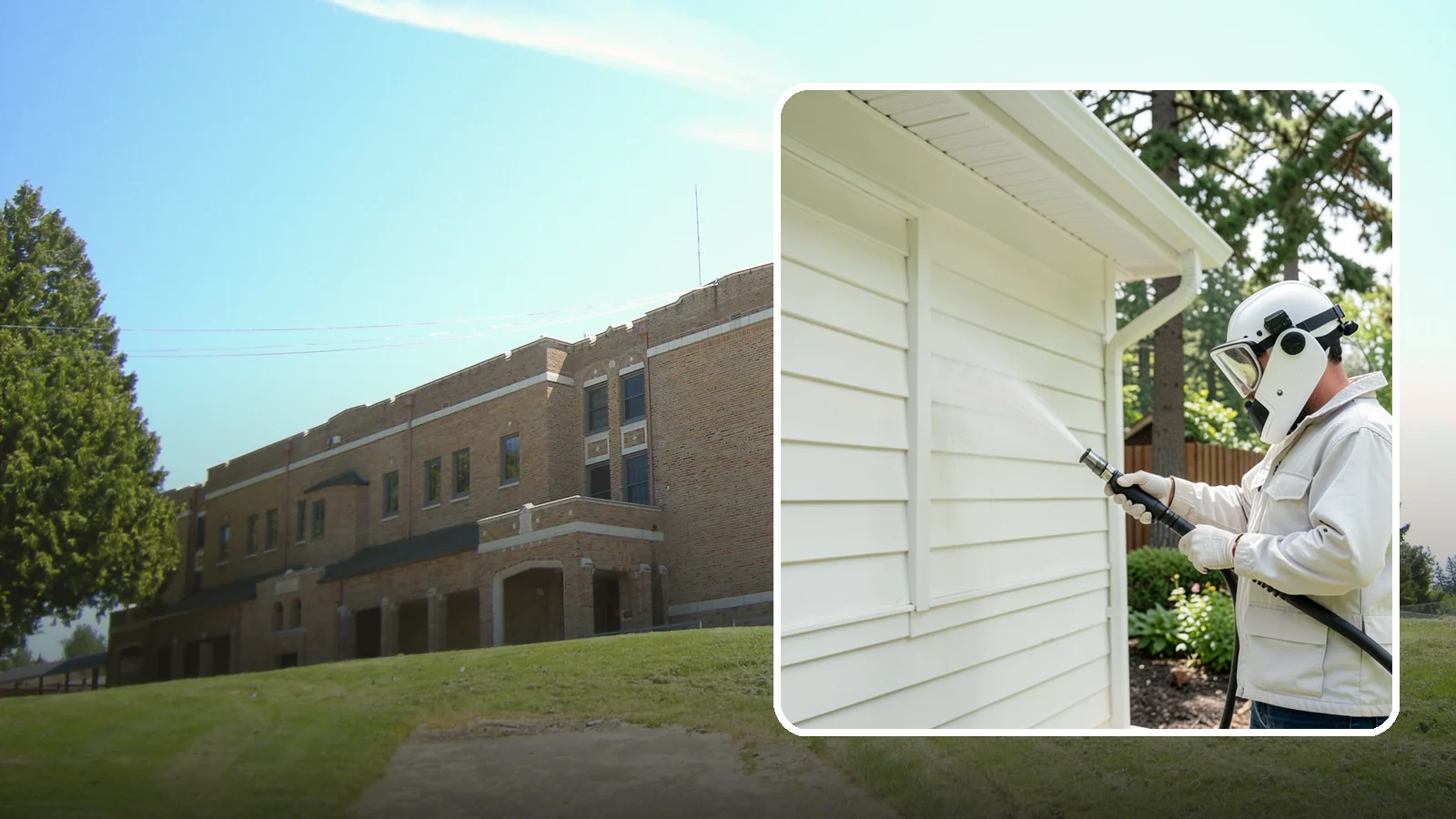 Soft House Washing in Maple Valley, King County, WA - Soft house washing uses low pressure and specialized detergents to clean delicate siding without the risk of gouging or water...