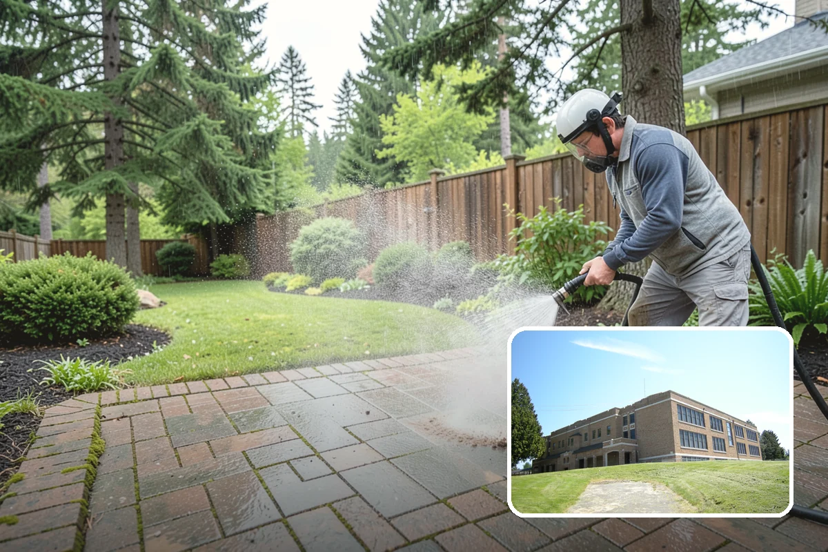 Soft House Washing in Maple Valley, King County, WA - Eliminates the danger of water pushed behind siding