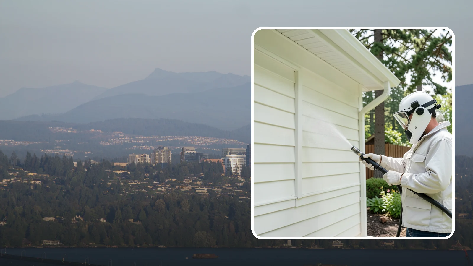 Soft House Washing in Medina, King County, WA - Soft house washing uses low pressure and specialized detergents to clean delicate siding without the risk of gouging or water...
