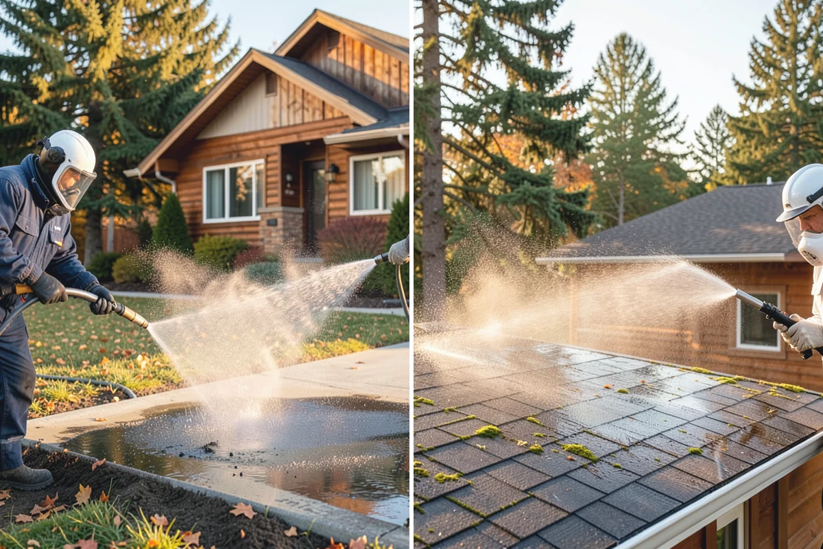 Soft House Washing in Medina, King County, WA - Evaluate the home for pressure-sensitive materials and entry points