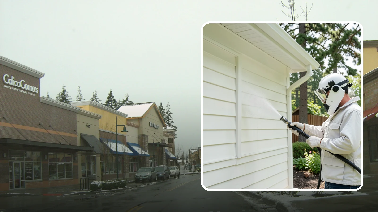 Soft House Washing in Mill Creek, Snohomish County, WA - Soft house washing uses low pressure and specialized detergents to clean delicate siding without the risk of gouging or water...