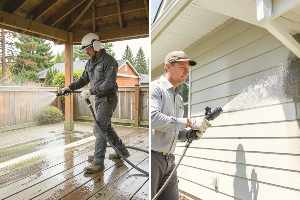 Soft House Washing in Milton, King County, WA - Evaluate the home for pressure-sensitive materials and entry points