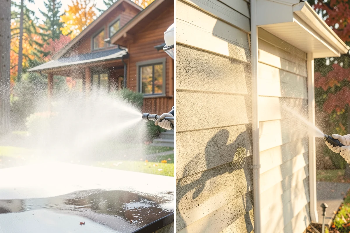 Soft House Washing in Mount Vernon, Skagit County, WA - Evaluate the home for pressure-sensitive materials and entry points