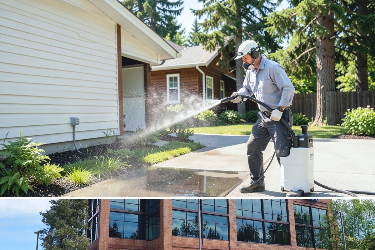 Soft House Washing in Mountlake Terrace, Snohomish County, WA - The drier stretches from June through September let the low-pressure rinse dry cleanly and slow future regrowth.
