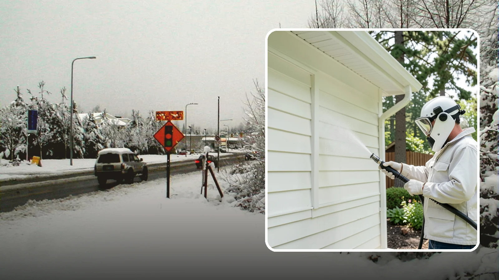 Soft House Washing in Newcastle, King County, WA - Soft house washing uses low pressure and specialized detergents to clean delicate siding without the risk of gouging or water...