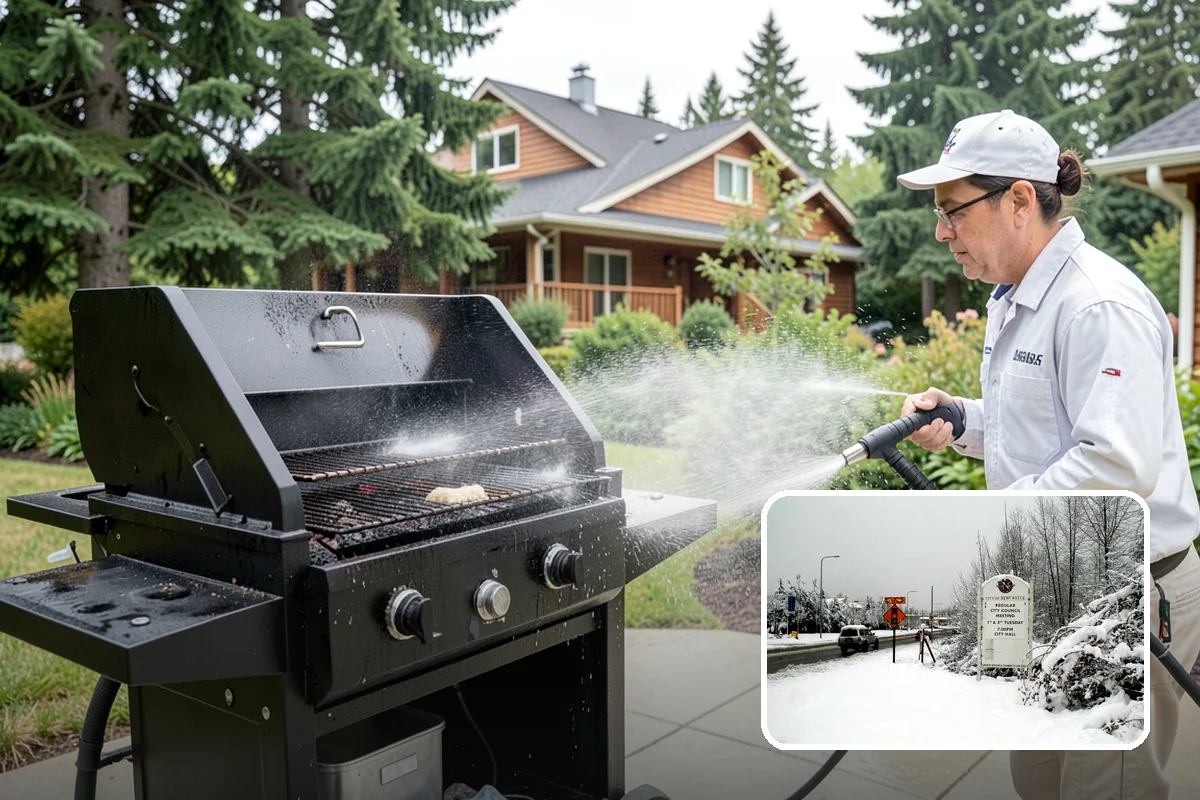 Soft House Washing in Newcastle, King County, WA - Eliminates the danger of water pushed behind siding
