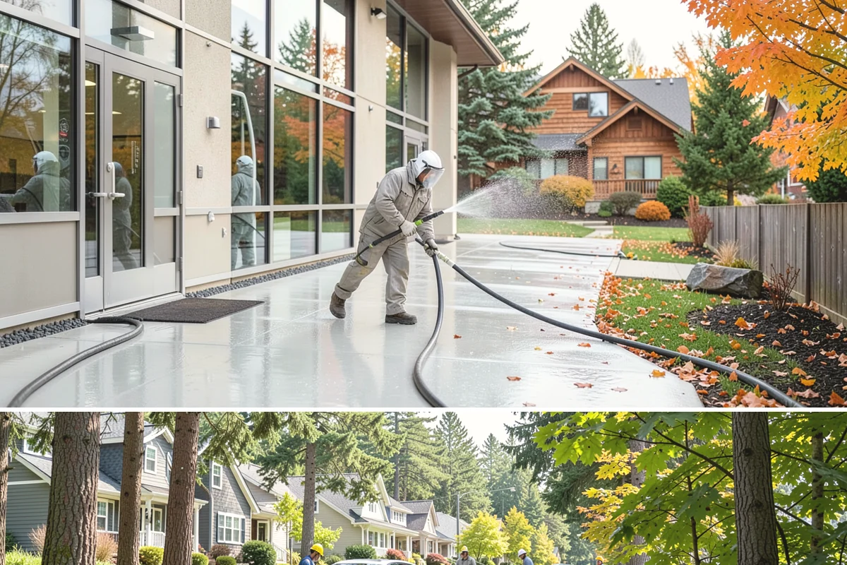 Soft House Washing in Normandy Park, King County, WA - The drier stretches from June through September let the low-pressure rinse dry cleanly and slow future regrowth.