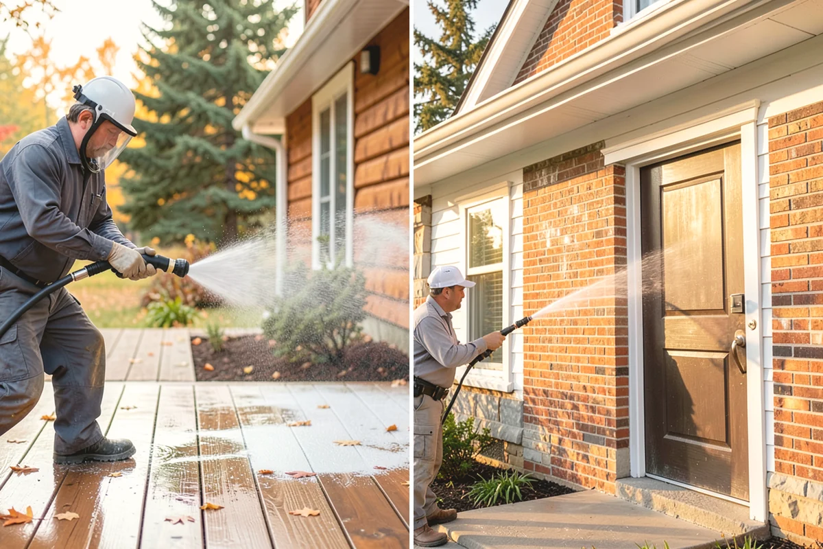 Soft House Washing in North Bend, King County, WA - Evaluate the home for pressure-sensitive materials and entry points