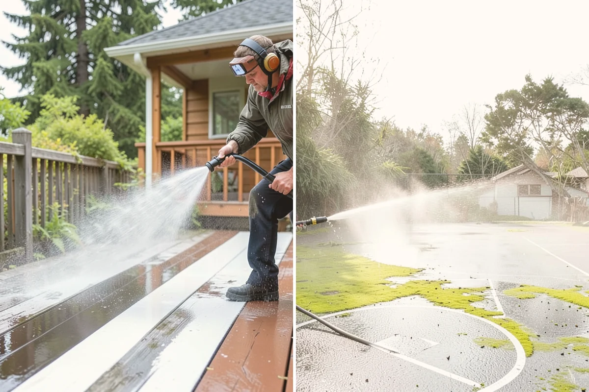 Soft House Washing in Orting, Pierce County, WA - Evaluate the home for pressure-sensitive materials and entry points