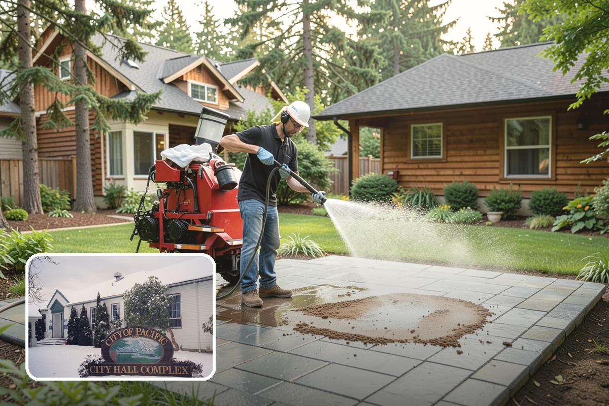 Soft House Washing in Pacific, King County, WA - Eliminates the danger of water pushed behind siding