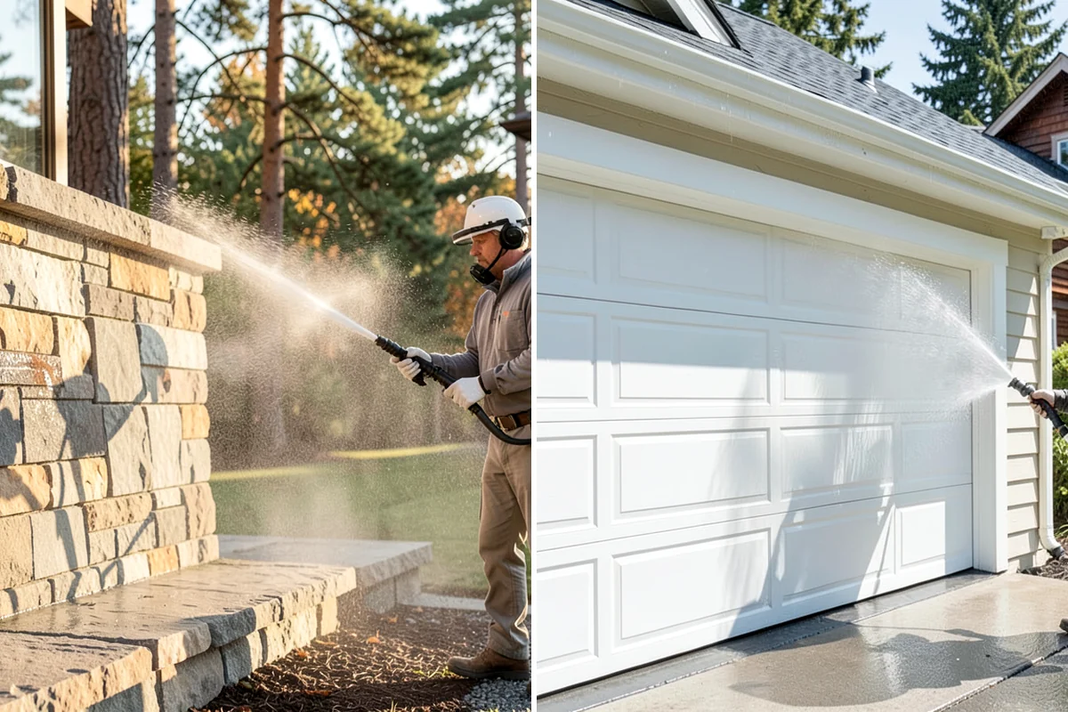 Soft House Washing in Puyallup, Pierce County, WA - Evaluate the home for pressure-sensitive materials and entry points