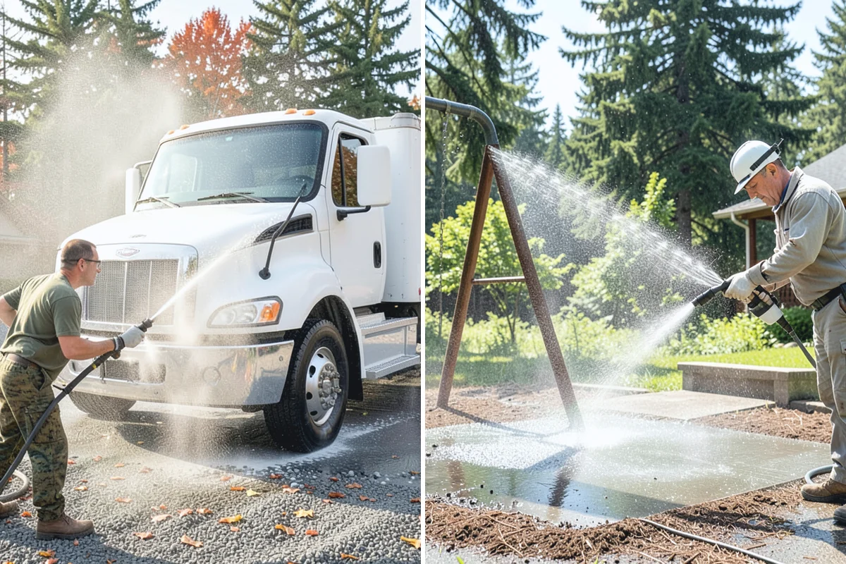 Soft House Washing in Redmond, King County, WA - Evaluate the home for pressure-sensitive materials and entry points