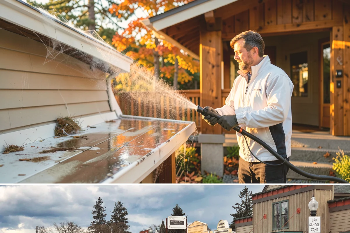 Soft House Washing in Roy, Pierce County, WA - The drier stretches from June through September let the low-pressure rinse dry cleanly and slow future regrowth.