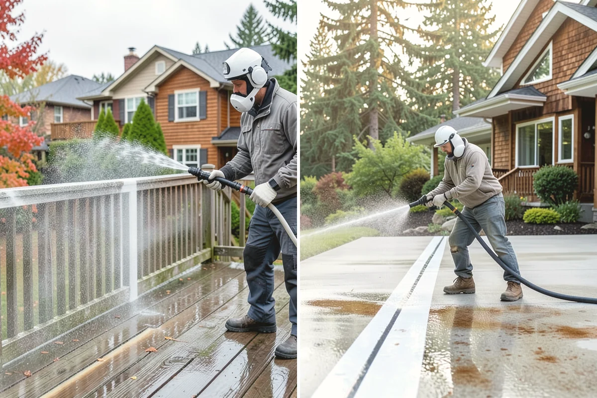 Soft House Washing in Ruston, Pierce County, WA - Evaluate the home for pressure-sensitive materials and entry points