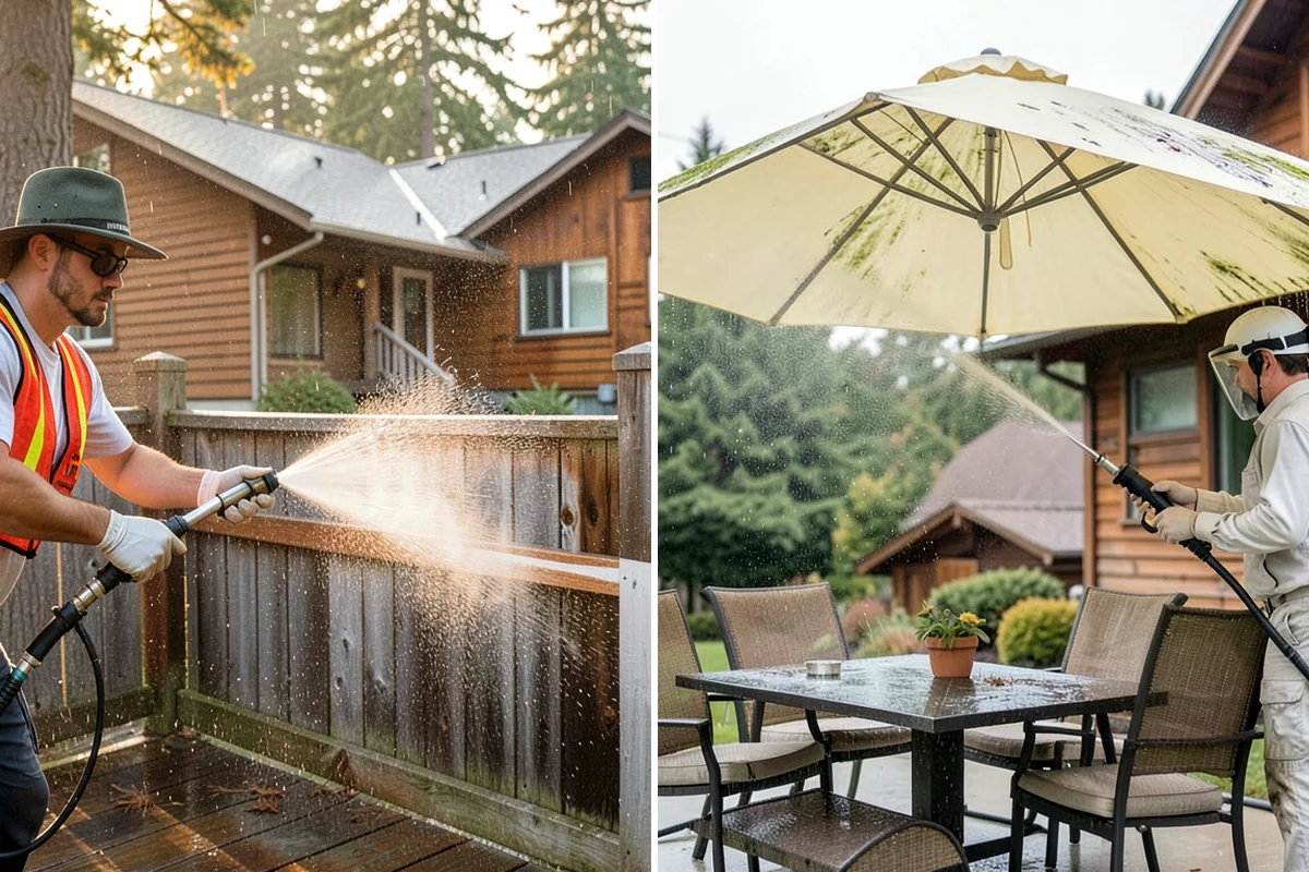 Soft House Washing in SeaTac, King County, WA - Evaluate the home for pressure-sensitive materials and entry points