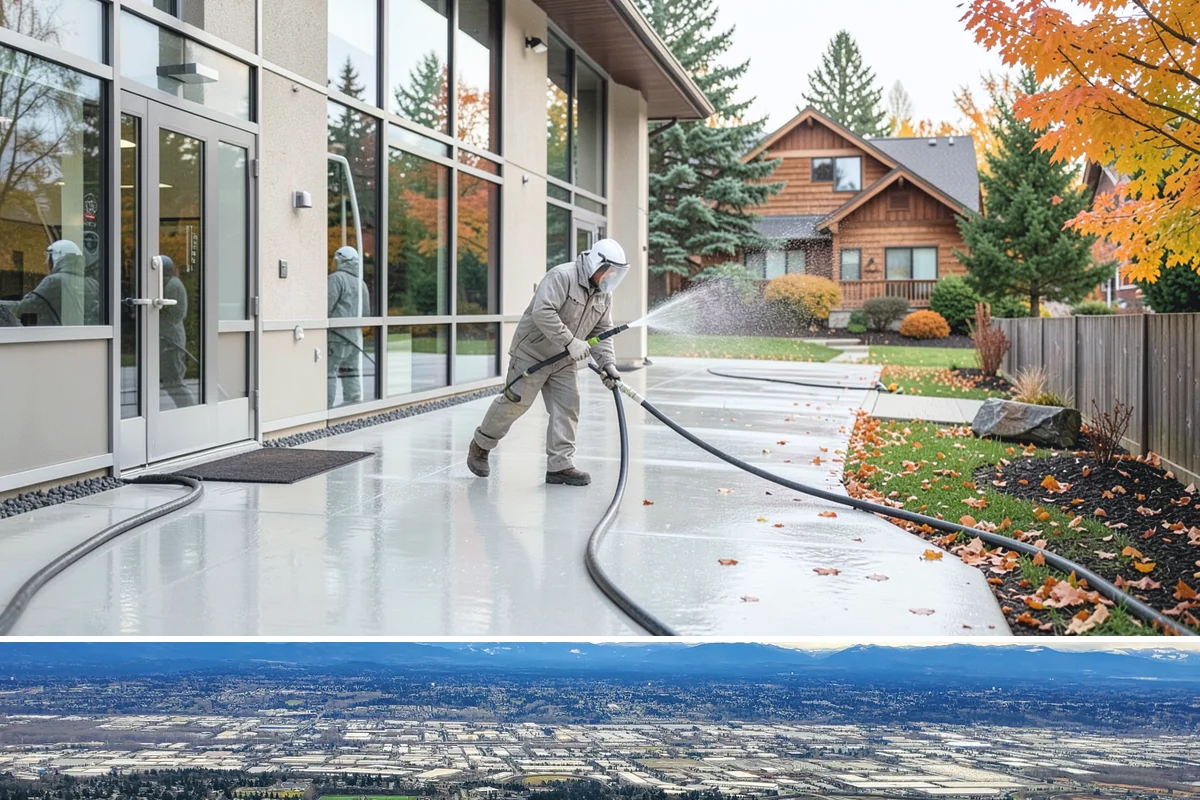 Soft House Washing in SeaTac, King County, WA - The drier stretches from June through September let the low-pressure rinse dry cleanly and slow future regrowth.