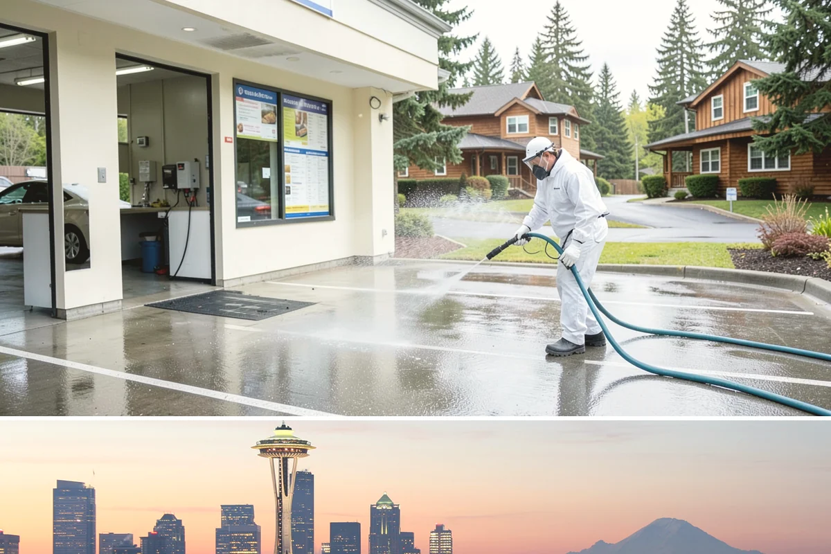 Soft House Washing in Seattle, King County, WA - The drier stretches from June through September let the low-pressure rinse dry cleanly and slow future regrowth.