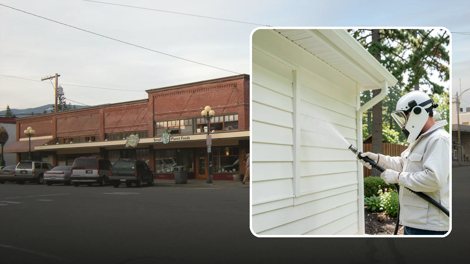 Soft House Washing in Sedro-Woolley, Skagit County, WA - Soft house washing uses low pressure and specialized detergents to clean delicate siding without the risk of gouging or water...