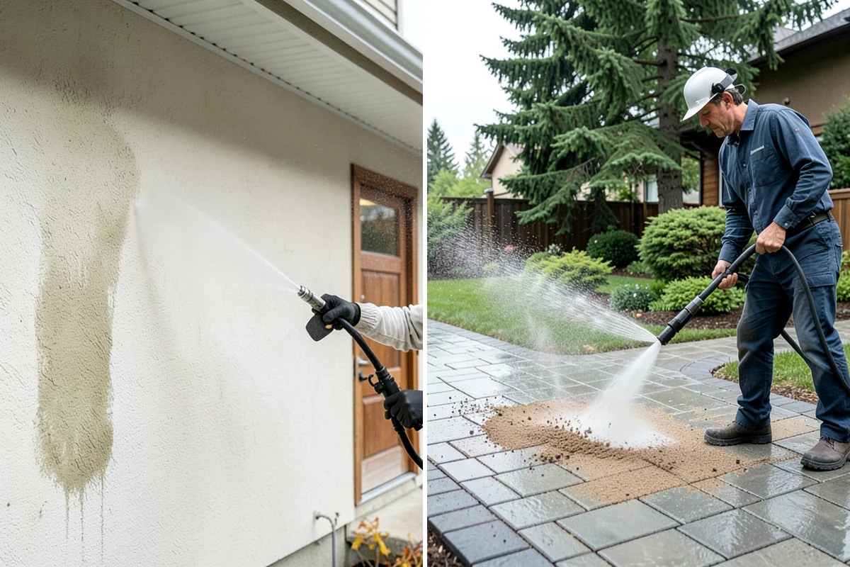 Soft House Washing in Shoreline, King County, WA - Evaluate the home for pressure-sensitive materials and entry points