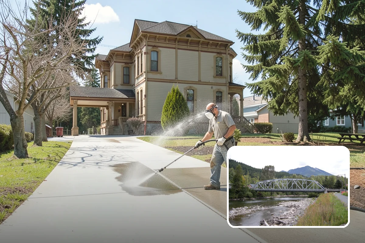 Soft House Washing in Skykomish, King County, WA - Eliminates the danger of water pushed behind siding