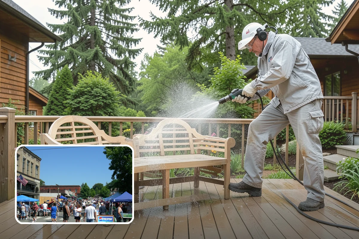 Soft House Washing in Snohomish, Snohomish County, WA - Eliminates the danger of water pushed behind siding