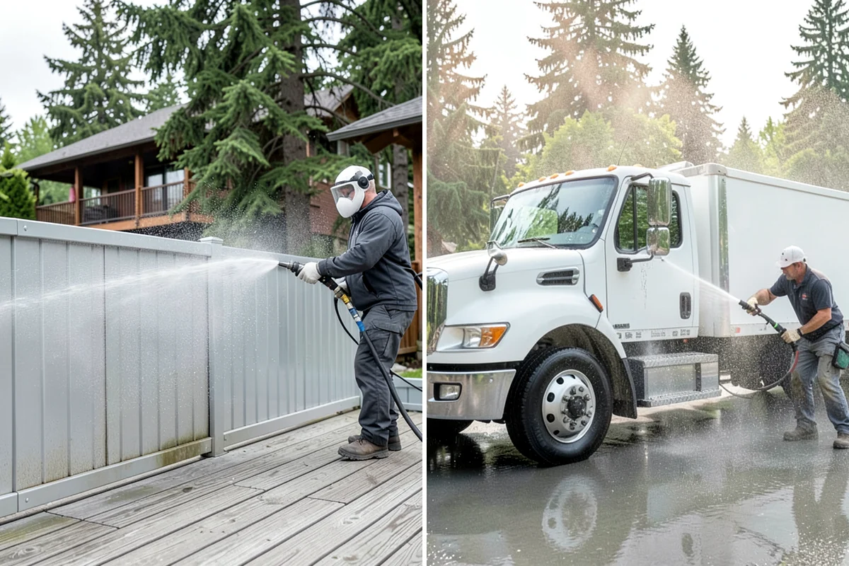 Soft House Washing in Snoqualmie, King County, WA - Evaluate the home for pressure-sensitive materials and entry points