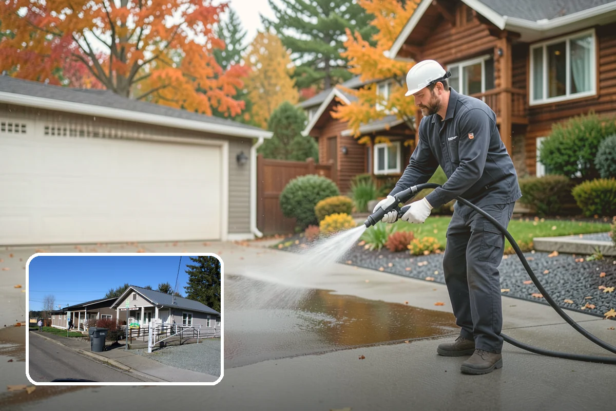 Soft House Washing in South Prairie, Pierce County, WA - Eliminates the danger of water pushed behind siding
