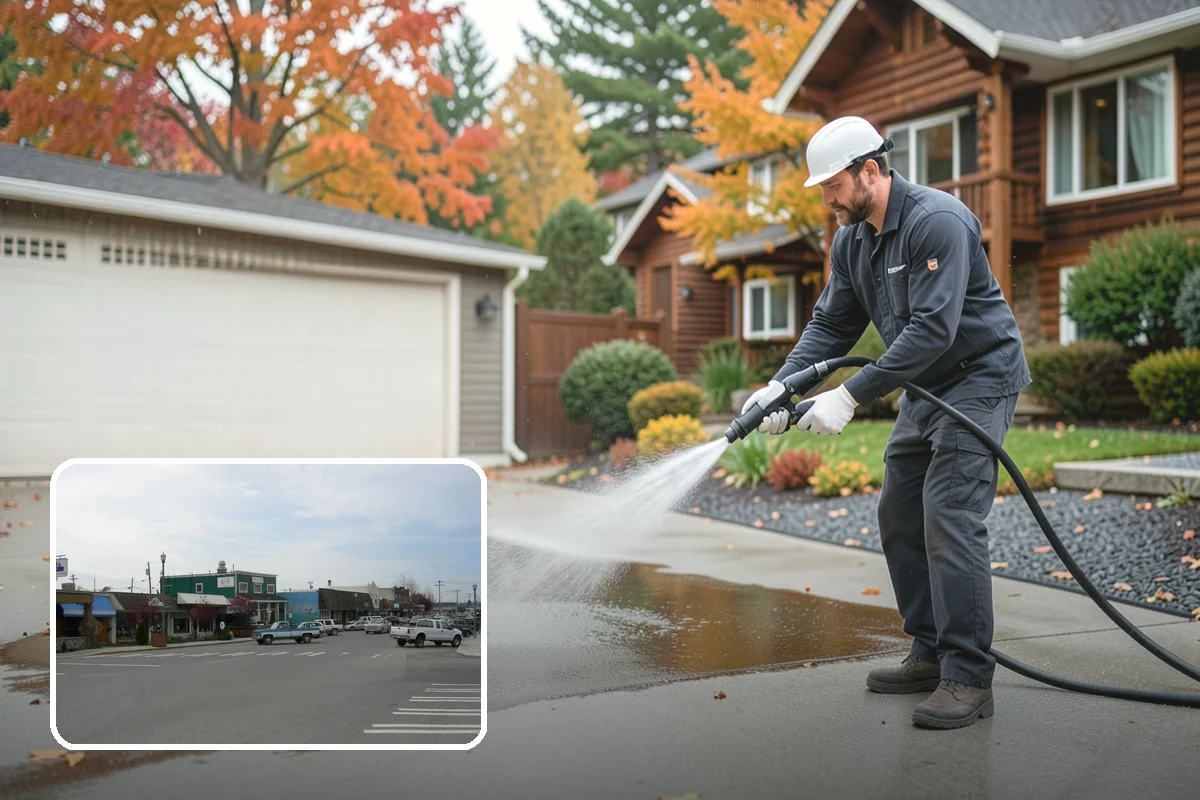Soft House Washing in Stanwood, Snohomish County, WA - Eliminates the danger of water pushed behind siding