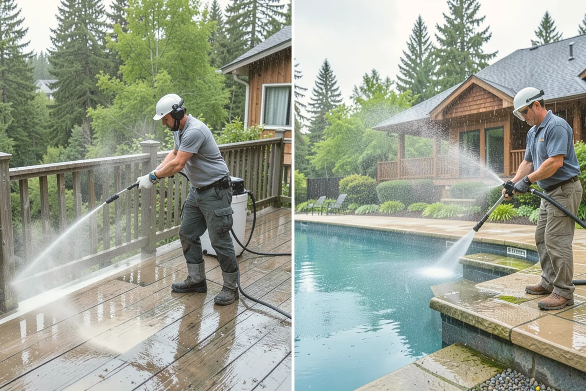Soft House Washing in Stanwood, Snohomish County, WA - Evaluate the home for pressure-sensitive materials and entry points