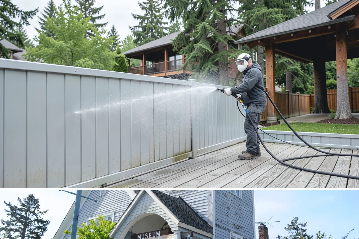 Soft House Washing in Steilacoom, Pierce County, WA - The drier stretches from June through September let the low-pressure rinse dry cleanly and slow future regrowth.