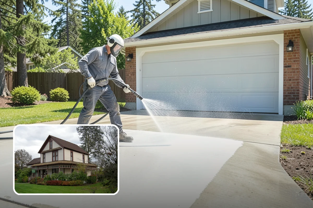 Soft House Washing in Sumner, Pierce County, WA - Eliminates the danger of water pushed behind siding
