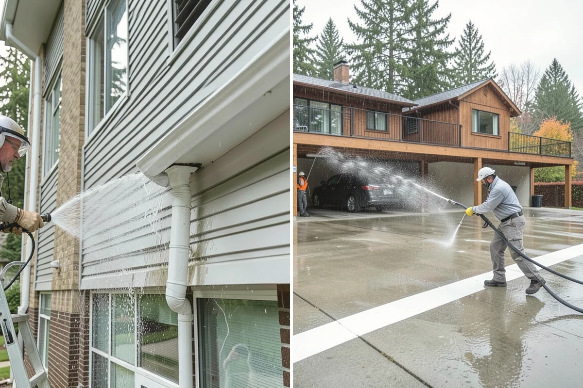 Soft House Washing in Tacoma, Pierce County, WA - Evaluate the home for pressure-sensitive materials and entry points