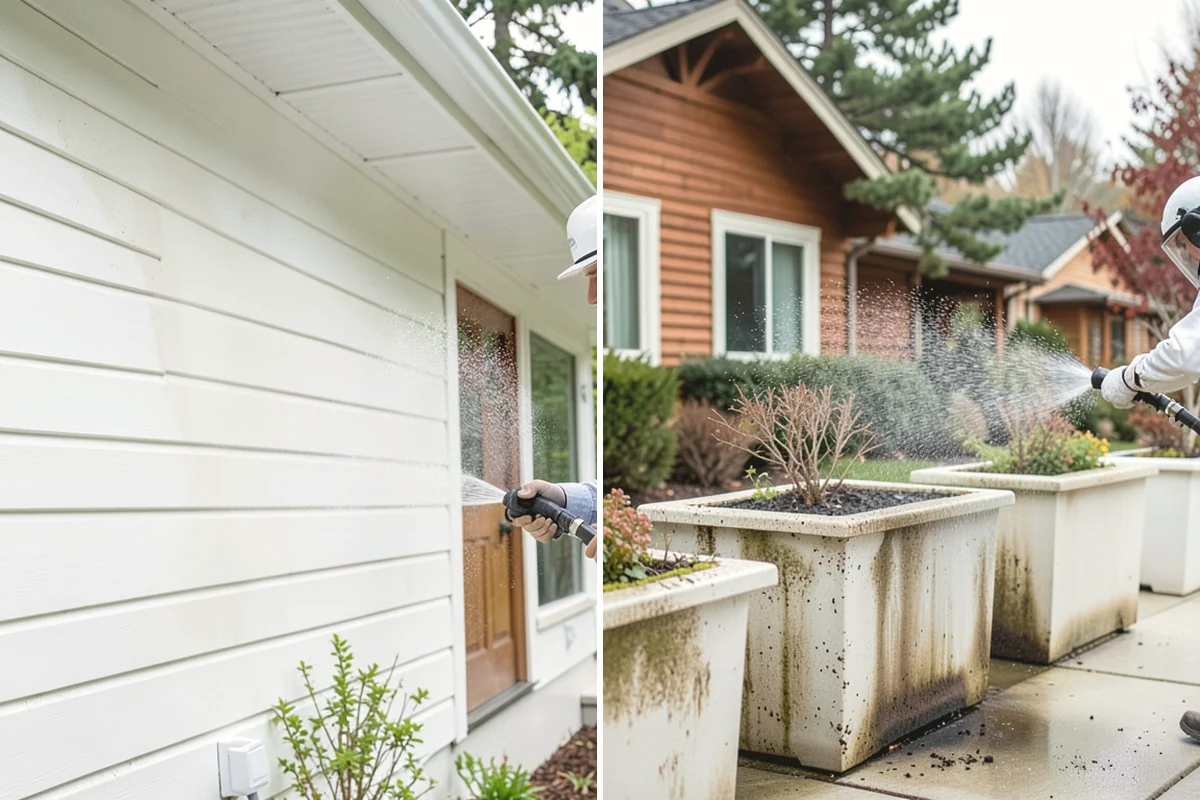 Soft House Washing in Tukwila, King County, WA - Evaluate the home for pressure-sensitive materials and entry points