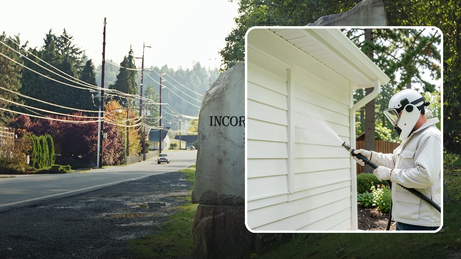 Soft House Washing in Wilkeson, Pierce County, WA - Soft house washing uses low pressure and specialized detergents to clean delicate siding without the risk of gouging or water...