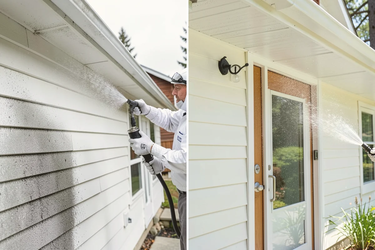 Soft Roof Washing in Bellevue, King County, WA - Confirm the roof can be safely walked or accessed from ladders